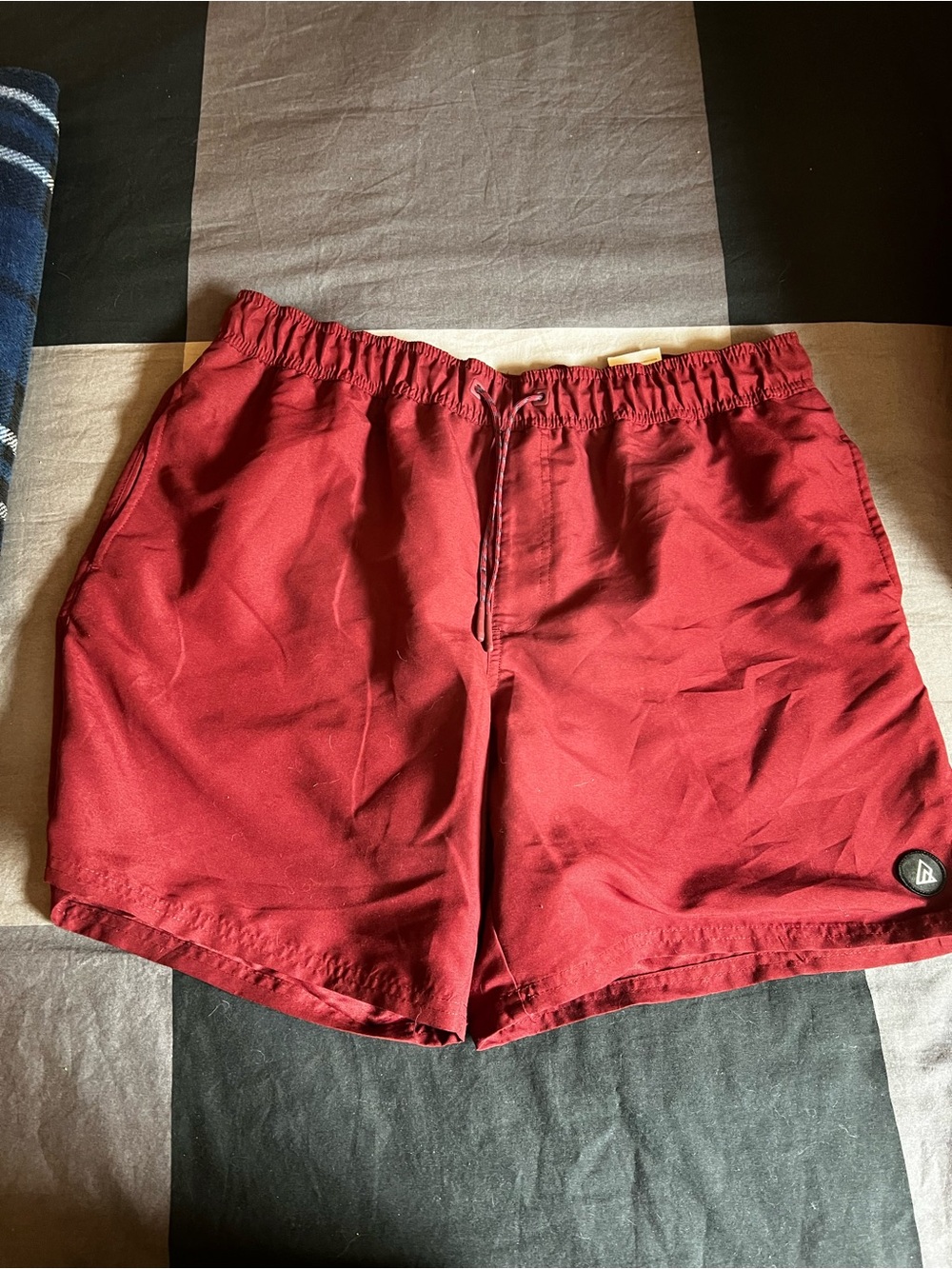 Ripzone Men's Red Drawstring Swim Shorts